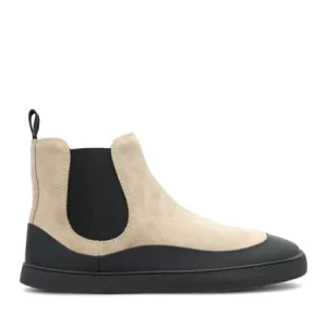 Groundies-Sienna usnjeni gležnarji cappucino/black 38-42